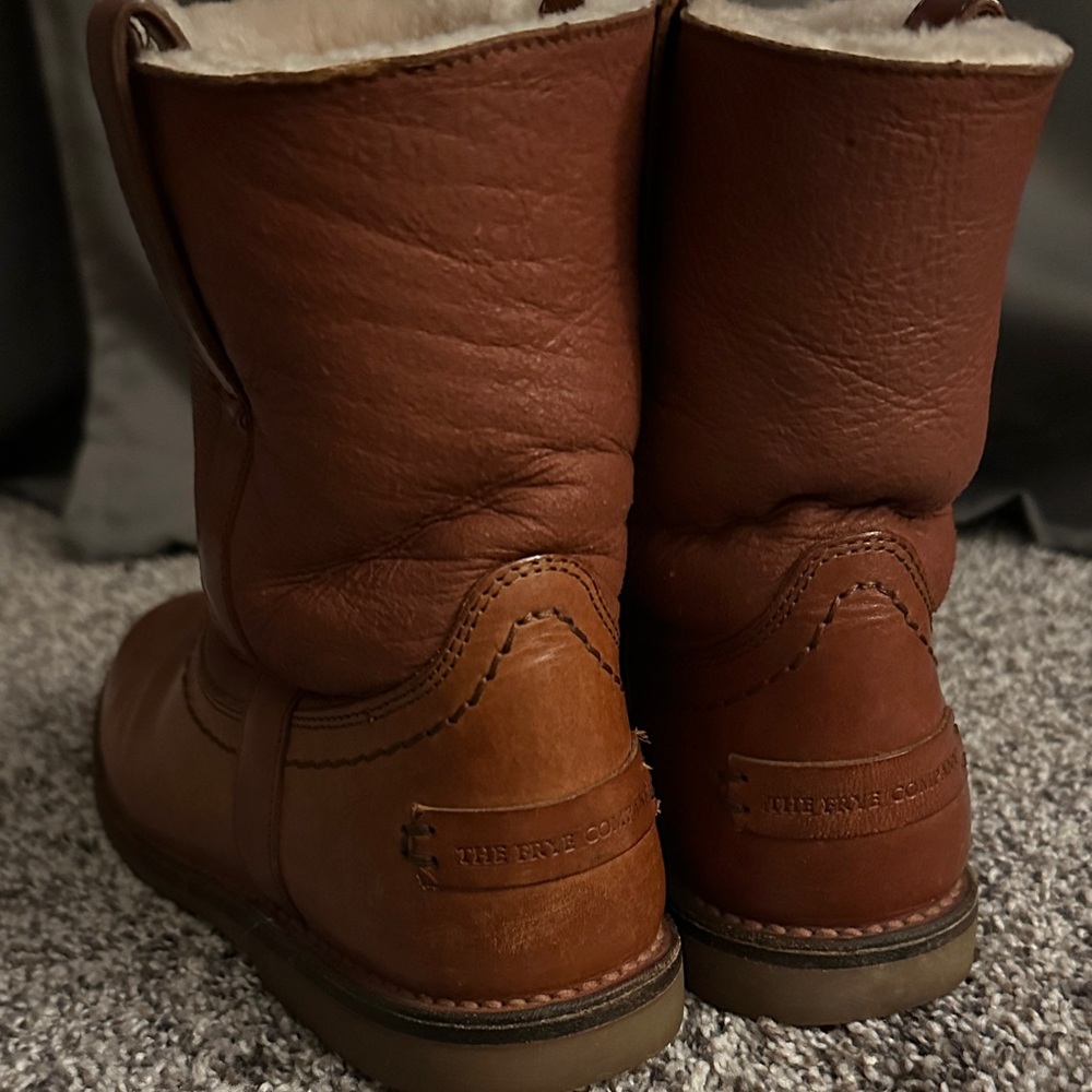 Frye Tan Leather Sole Boots